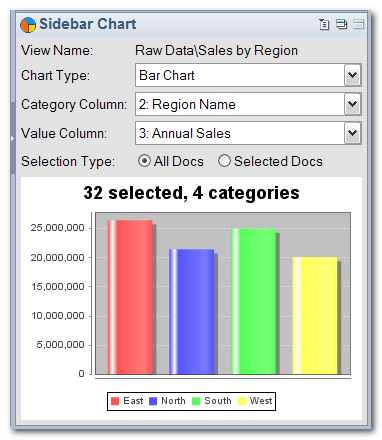 Sidebar Chart Screenshot